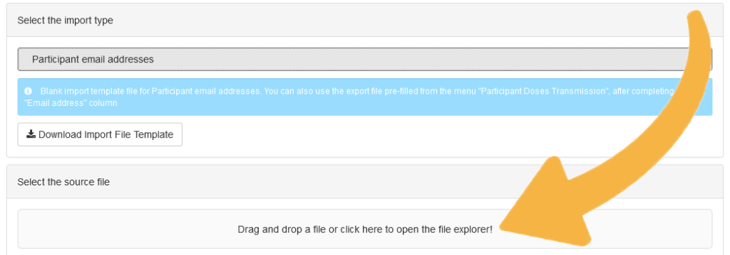 Drop drag data